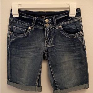 Rue21 Butt lift Bermuda denim shorts
